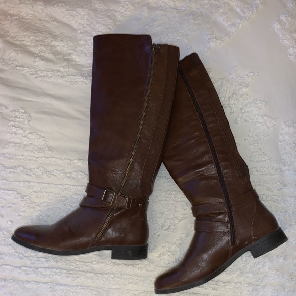 Shoes - Tall Knee Length Brown Boots